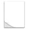 NextDayLabels 85 x 11 Full Sheet Labels Blank White Matte Permanent Adhesive Sticker Labels for LaserInk Jet Printer 100 Sheets