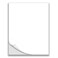 NextDayLabels 85 x 11 Full Sheet Labels Blank White Matte Permanent Adhesive Sticker Labels for LaserInk Jet Printer 100 Sheets