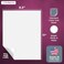 NextDayLabels Full Page Labels 85 x 11 White Shipping Labels 85 x 11 Label Paper for Printer Large Blank Matte Sticker Printer Paper LaserInkjet Printer Labels 1 Per Sheet 50 Labels