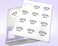 NextDayLabels 25 Inch Round Circle Stickers White Blank Labels for Laser Inkjet Printer 12 Per Sheet SelfAdhesive Product Packaging Logo Made in USA 1200 Labels