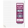 NextDayLabels 283x1 Inch Rectangle Stickers White Blank Labels for Laser Inkjet Printer 33 Per Sheet SelfAdhesive Address Mailing Barcode Made in USA 825 Labels