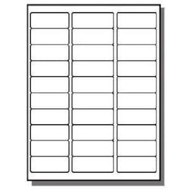 NextDayLabels FBA Labels Bar Code Pallet LaserInk Jet 1500 30 Up White JamFree Made in USA