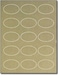Desktop Publishing Oval Gold Foil Labels for Laser Printers 1 716 x 2 38 Oval 10 Sheets 150 Labels