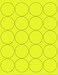 NextDayLabels Pack of 25 Sheets 812 x 11 Fluorescent Labels for Laser Inkjet Printer Yellow Fluorescent 2 Round 20 Per Page 500 Labels