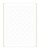 PACKZON 1 Inch Round Labels for LaserInkjet Printers Permanent Adhesive White Matte 1200 Labels25 Sheets