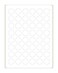 PACKZON 1 Inch Round Labels for LaserInkjet Printers Permanent Adhesive White Matte 1200 Labels25 Sheets