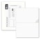 PACKZON Shipping Labels with Self Adhesive Square Corner for Laser Inkjet Printers 85 x 55 Inches White Pack of 200 Label