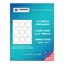 Premium Label Supply White Sticker Round Labels 25 Circle LaserInkjet Compatible 9 per Sheet 100 Sheets 900 Total Adhesive Labels