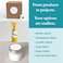 Premium Label Supply White Sticker Round Labels with Bleed 3 Circle LaserInkjet Compatible 6 per Sheet 25 Sheets 150 Total Adhesive Labels