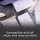 Premium Label Supply White Sticker Shipping Labels 4 x 5 LaserInkjet Compatible 4 per Sheet 25 Sheets 100 Total Adhesive Labels
