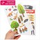 MPRT Printable White Sticker Labels 100 Sheets 85 x 11 Full Sheet Label Stickers Paper for Laser Inkjet Printer Matte 100 Labels