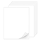 MPRT Printable White Sticker Labels 100 Sheets 85 x 11 Full Sheet Label Stickers Paper for Laser Inkjet Printer Matte 100 Labels