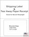 BESTeck ProLine Compatible Labels for Click Ship PayPalEbay USPS Labels with Paper Receipts for LaserInk Jet Shipping Built in Tear Off Receipts 100 Sheets