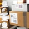 Coopaty Shipping Label 2 per Sheet 85 x 55 Mailing Labels for Laser and Inkjet Printers Half Page Self Adhesive Sticker Labels for Packages100 Sheets 200 Labels