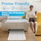 Shop4Mailers 30Up White Permanent Self Adhesive Shipping Labels 1 x 2 58 Easy Peel Stickers for Laser Inkjet Printers 100 Sheets 3000 Count Labels