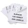 SJPACK 100 Half Sheet Shipping Labels 512 X 812 Address Blank Labels LaserInk Jet