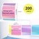Yegawen Square Thermal Labels Stickers 2 x 2 Holographic Thermal Stickers Labels Glitter SelfAdhesive Direct Thermal Label for Small Business Holographic 5 Colors