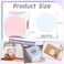 starboling Thermal Label2 Inch Pink Gradient Round Thermal Printer StickersSelfAdhesive Round Direct Thermal LabelsThermal Stickers for DIY Logo DesignName Tag 500 Labels1 Roll