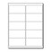 Desktop Publishing White Removable Labels Mailing Size 2 x 4 10 per Sheet for InkjetLaser Printers 25 Sheets 250 Labels