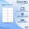 Desktop Publishing White Removable Labels Mailing Size 2 x 4 10 per Sheet for InkjetLaser Printers 25 Sheets 250 Labels