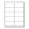 Desktop Publishing White Removable Labels Mailing Size 2 x 4 10 per Sheet for InkjetLaser Printers 25 Sheets 250 Labels
