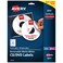 Avery Printable CD Labels Matte White Removable Adhesive Laser Inkjet Printer Compatible 50 Disc 100 Spine Labels Ideal for CDs DVDs PC Discs Media Projects More 5931