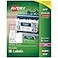 Avery Durable White Cover Up ID Labels for Laser Printers 2 x 2625 Pack of 750 6578