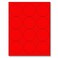 NextDayLabels 812 x 11 Neon Color High Light Fluorescent Labels for Laser Inkjet Printer RED Fluorescent 25 Round 12 Per Page 300 Labels