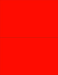 NextDayLabels 812 x 11 Neon Color High Light Fluorescent Labels for Laser Inkjet Printer RED Fluorescent 812 x 512 2 Per Page 200 Labels