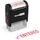 ExcelMark Entered Stamp SelfInking Rubber Stamp Red Ink for Office Use Ideal for Efficient Document Management with Entered Stamps Perfect for Professional Settings