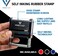 Vivid Stamp All Sales Final No Refunds No Exchanges Self Inking Rubber Stamp Black Ink Medium