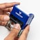 Vivid Stamp Approved wby Date Line SelfInking Office Rubber Stamp Blue Medium