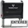 Vivid Stamp Basic Entered Self Inking Rubber Stamp Black Ink Medium