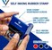 Vivid Stamp Basic Invoice Self Inking Rubber Stamp Blue Ink Large