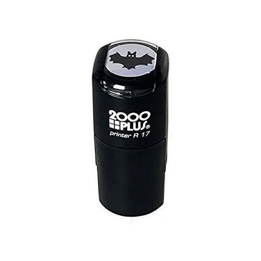 Custom Product Bat 2000 Plus Self Inking Halloween Rubber Stamp Black Ink