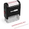 ExcelMark Approved by SelfInking Rubber Stamp A1539 Red Ink