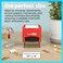 ExcelMark Completion Grade SelfInking TwoColor Rubber Teacher Stamp Perfect for Grading Homework Red and Blue Ink