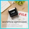 ExcelMark File SelfInking Rubber Office Stamp Red Ink