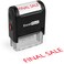 ExcelMark Final Sale Self Inking Rubber Stamp Red Ink A1539