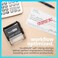 ExcelMark for Deposit ONLY Self Inking Rubber Stamp Red Ink