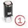 ExcelMark Grade Score 1 SelfInking Round Teacher Stamp Red Ink