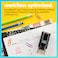 ExcelMark Great Smiley Face SelfInking Round Teacher Stamp Red Ink