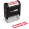 ExcelMark Payment Due Upon Receipt Self Inking Rubber Stamp Red Ink