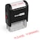 ExcelMark Please Forward Self Inking Rubber Stamp Red Ink A1539