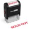 ExcelMark Sold Out Self Inking Rubber Stamp Red Ink A1539