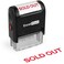 ExcelMark Sold Out Self Inking Rubber Stamp Red Ink A1539