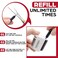 ExtraMark Identity Theft Protection Blockout Stamp Roller Stamp with Two Replacement Ink Tubes Red Unit