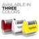 ExtraMark Identity Theft Protection Blockout Stamp Roller Stamp with Two Replacement Ink Tubes Red Unit