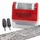 ExtraMark Identity Theft Protection Blockout Stamp Roller Stamp with Two Replacement Ink Tubes Red Unit
