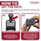 ExtraMark Heavy Duty Style Office Date Stamp with Received Self Inking Dater Style D Blue Red Ink Color